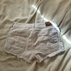 Stylish White Denim Shorts